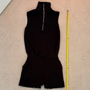 Black Knit shortall